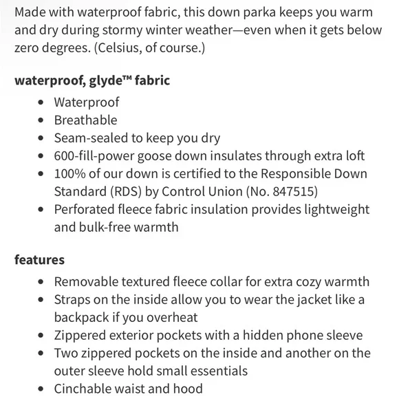 NWT! lululemon Snow Warrior Parka - Size 2 - Picture 8 of 15